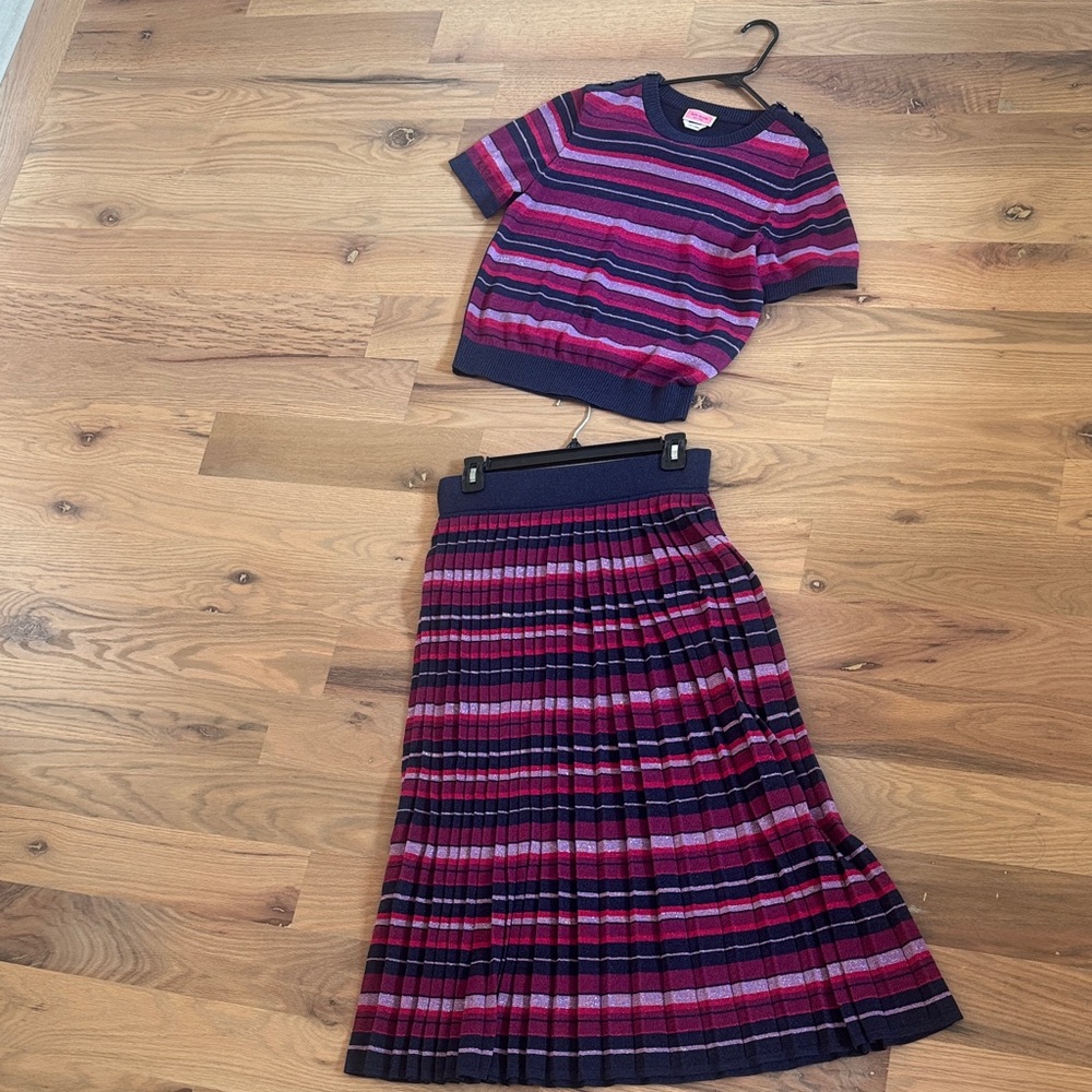 Kate Spade Multicolor Striped Knit Set